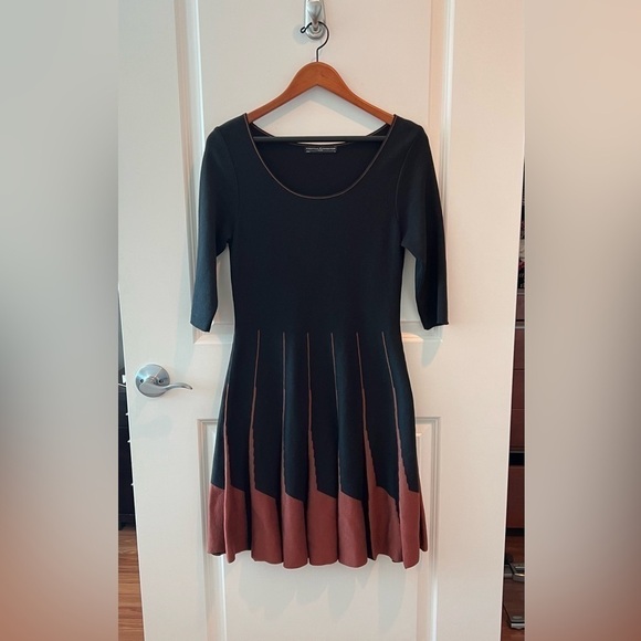 Peruvian Connection Parc Royal Pima Cotton Knit Fit & Flare Dress - Picture 2 of 15